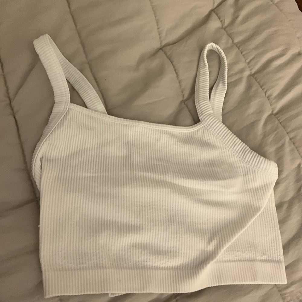 White crop top
